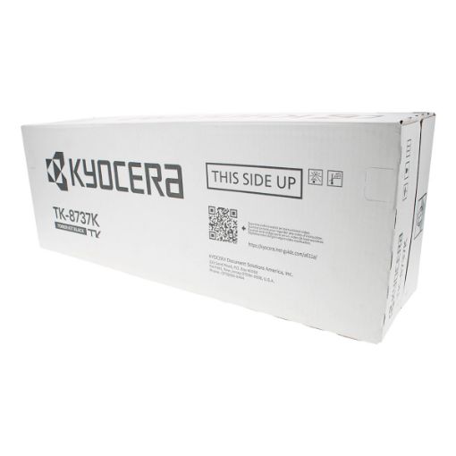 Picture of Kyocera Mita 1T02XN0US0 (TK-8737K) Black Toner Cartridge (85000 Yield)