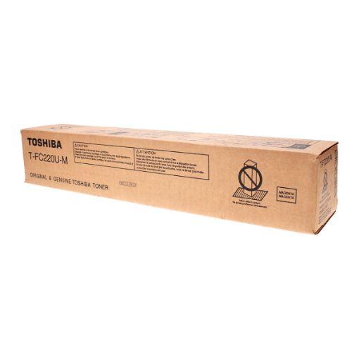 Picture of Toshiba TFC220UM T-FC220UM) Magenta Toner Cartridge (38000 Yield)