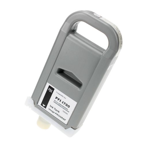 Picture of Remanufactured 0775C001 (PFI-1700PBK) Extra High Yield Photo Black Inkjet Cartridge (700 ML)