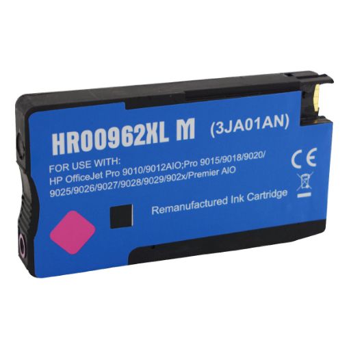 Picture of Remanufactured 3JA01AN (HP 962XL) High Yield Magenta Ink Cartridge (1600 Yield)