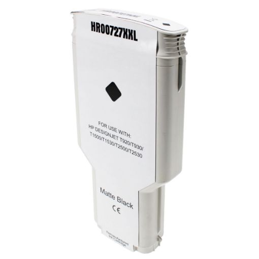 Picture of Remanufactured C1Q12A (HP 727) Matte Black Ink Cartridge (300 ml)