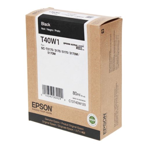 Picture of Epson T40W120 Black Toner Cartridge (80,000,000 Yield)