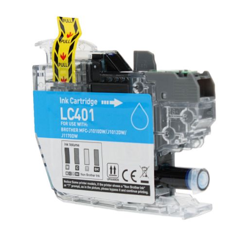 Picture of Compatible LC401C Cyan Ink Cartridge