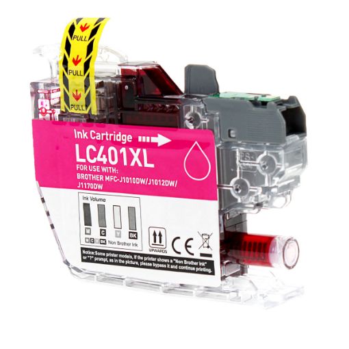 Picture of Compatible LC401XLM High Yield Magenta Ink Cartridge