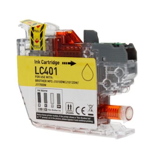 Picture of Compatible LC401Y Yellow Ink Cartridge