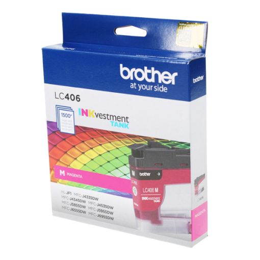 Picture of Brother LC406M Magenta Ink Cartridge (1500 Yield)