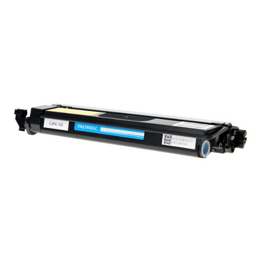 Picture of Compatible Brother TN229XXLC (229XXLC) Toner Cartridge, Cyan, 4K Super High Yield