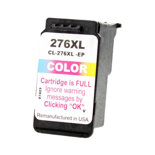 Picture of Remanufactured 4987C001 (CL 276xl) High Yield Tri-Color Ink Cartridge (12.6 ml)
