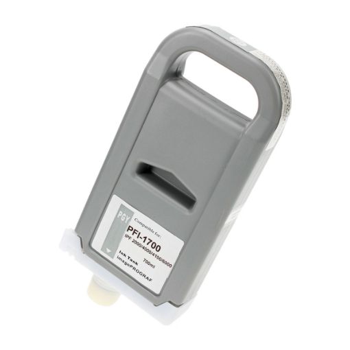 Picture of Remanufactured 0782C001 (PFI-1700PGY) Extra High Yield Photo Gray Inkjet Cartridge (700 ML)