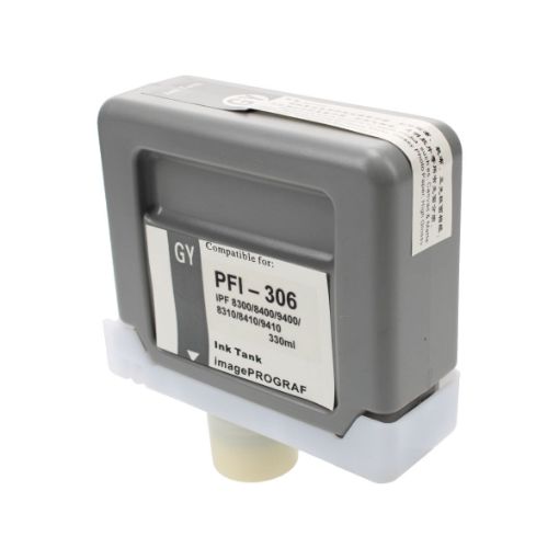 Picture of Compatible 6666B001AA (PFI-306GY) Gray Ink Cartridge (330 ml)