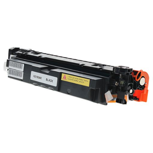 Picture of Compatible W2100A (HP 210A) Black Toner Cartridge (2,000 Yield), Limited Function Chip