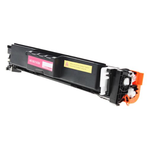Picture of Compatible W2103X (HP 210X) High Yield Magenta Toner Cartridge (5,500 Yield), Limited Function Chip