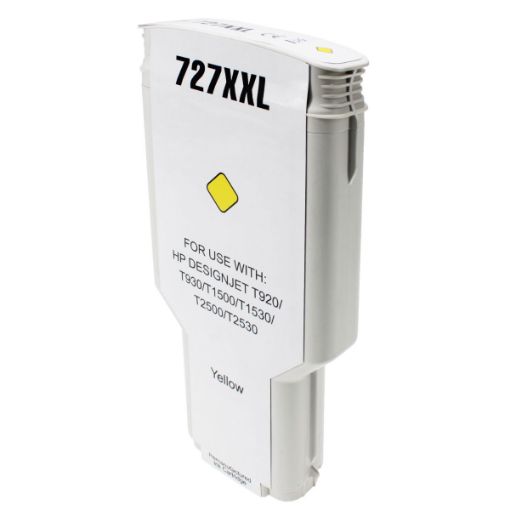 Picture of Remanufactured F9J78A (HP 727) Yellow Ink Cartridge (300 ml)