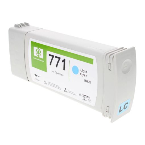 Picture of Remanufactured B6Y20A (HP 771A) Light Cyan Inkjet Cartridge