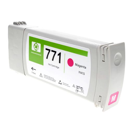 Picture of Remanufactured B6Y17A (HP 771A) Magenta Inkjet Cartridge