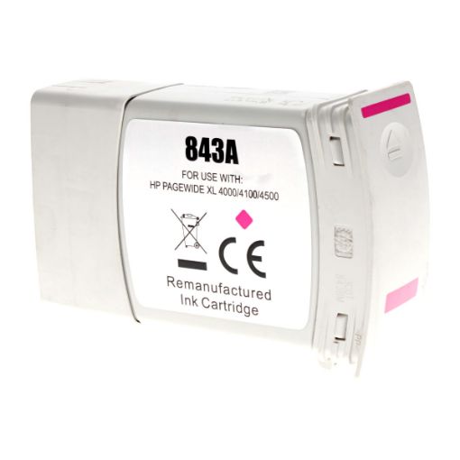 Picture of Remanufactured C1Q59A (HP 843A) High Yield Magenta Inkjet Cartridge (400ml)