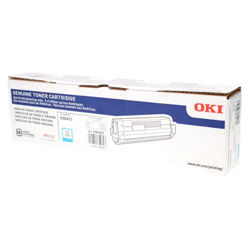 Picture of Okidata 45862826 Cyan Toner Cartridge (8800 Yield)