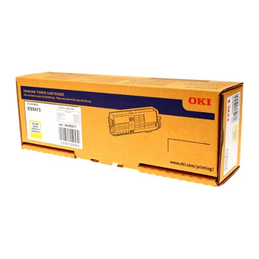 Picture of Okidata 46490617 Yellow Toner Cartridge (5300 Yield)