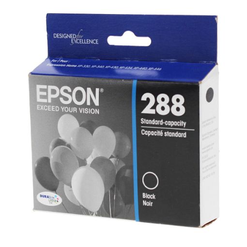 Picture of Epson T288120 (Epson 288) Black Ink Cartridge (175 Yield)