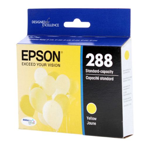 Picture of Epson T288420 (Epson 288) Yellow Ink Cartridge (175 Yield)