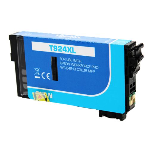 Picture of Remanufactured T924xl220 (Epson T924xl) Cyan Inkjet Cartridge