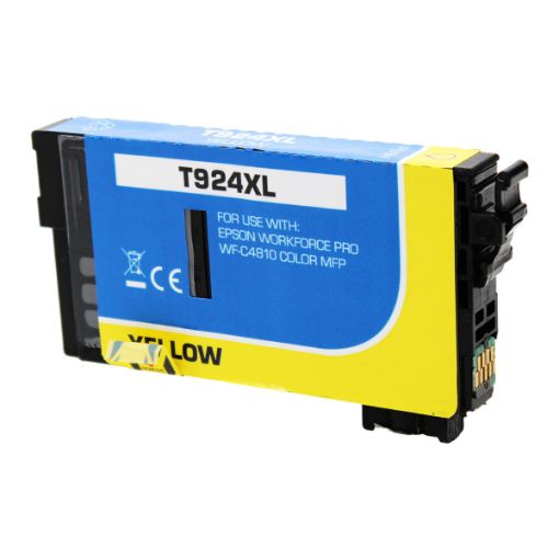 Picture of Remanufactured T924xl420 (Epson T924xl) Yellow Inkjet Cartridge