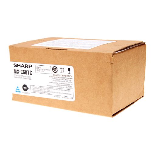 Picture of Sharp MX-C50TC Cyan Toner Cartridge (13000 Yield)