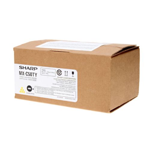 Picture of Sharp MX-C50TY Yellow Toner Cartridge (13000 Yield)