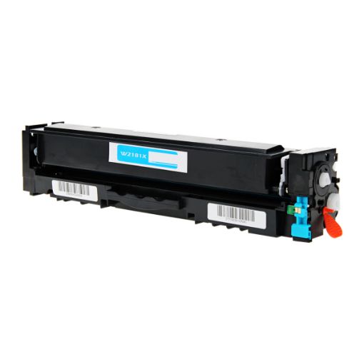 Picture of Compatible W2181X (HP 218X) High Yield Cyan Toner Cartridge (2,500 Yield) with New Chip