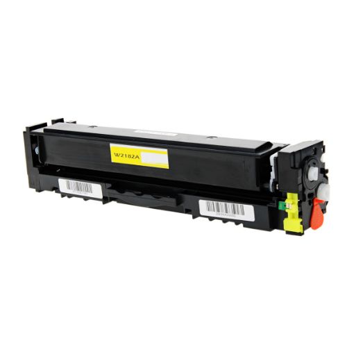 Picture of Compatible W2182A (HP 218A) Yellow Toner Cartridge (1,200 Yield) with New Chip