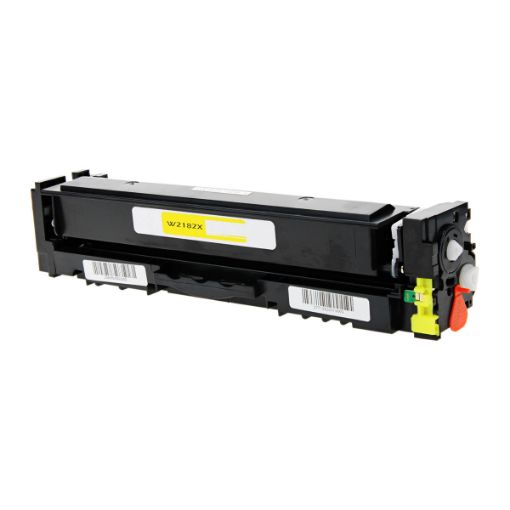 Picture of Compatible W2182X (HP 218X) High Yield Yellow Toner Cartridge (2,500 Yield) with New Chip
